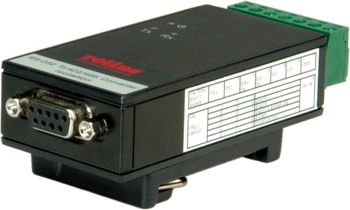 Produktbild Roline RS232 nach RS422/485 Konverter für DIN Hutschiene, selfpowered