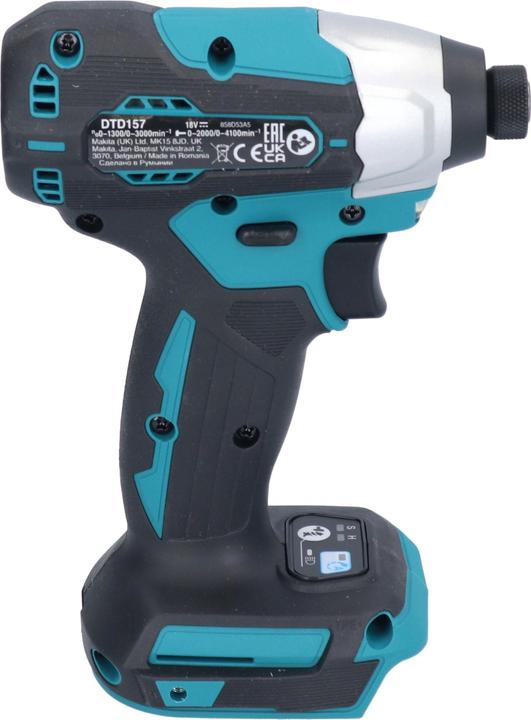 Produktbild Makita DTD 157 SF1J-R Akku Schlagschrauber 18 V 140 Nm 1/4" Brushless + 1x Akku 3,0 Ah + Ladegerät (Akkubetrieb)