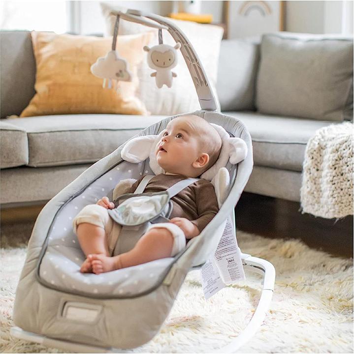 Immagine prodotto Ingenuity Sdraietta per bambini con funzione di dondolo e vibrazione, fino a 18Kg
