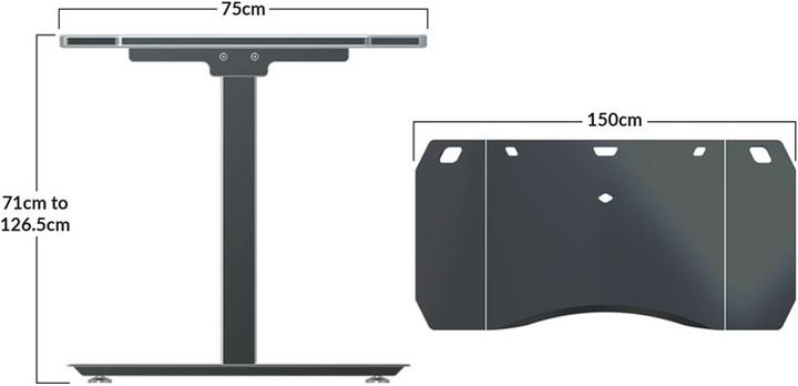 Image du produit Halberd Chimera Gaming Table 150cm Stance