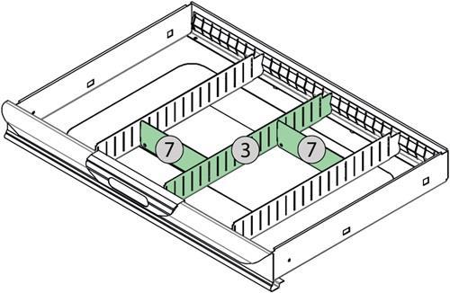 Actual product image Promat Drawer partitioning material