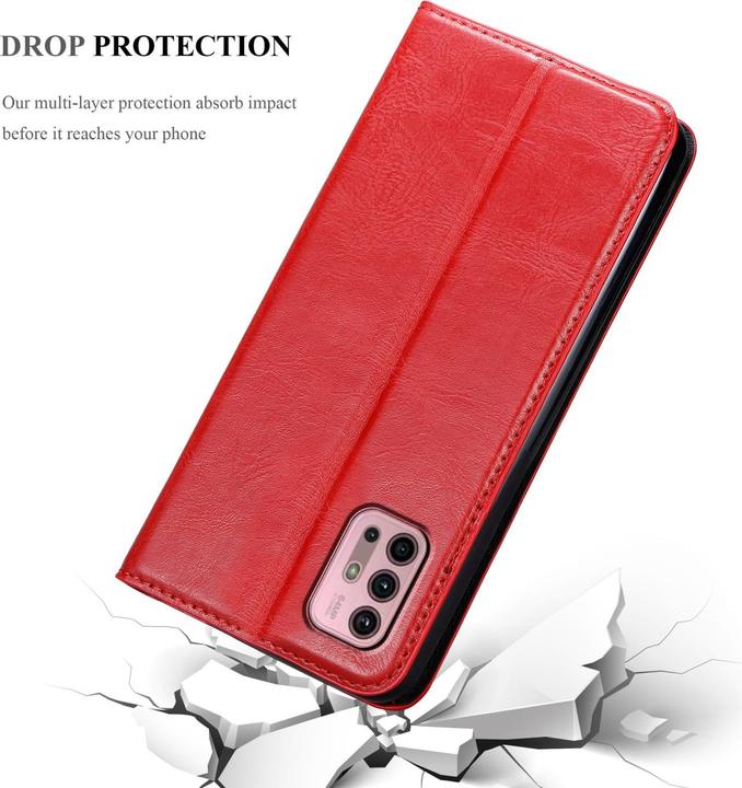 Actual product image Cadorabo Book Invis. Magnet sleeve (Motorola Moto G10, Motorola Moto G30)