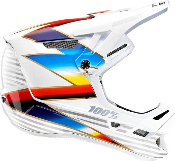 Produktbild Nenurodyta Kask all face 100% AIRCRAFT COMPOSITE Helmet Knox White pink. M (57-58 cm) (NEW) (58 cm)