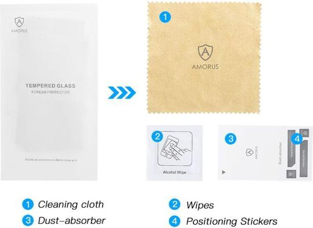 Image du produit Amorus Verre de protection Protection d'écran (1 pièce(s), OnePlus 7)