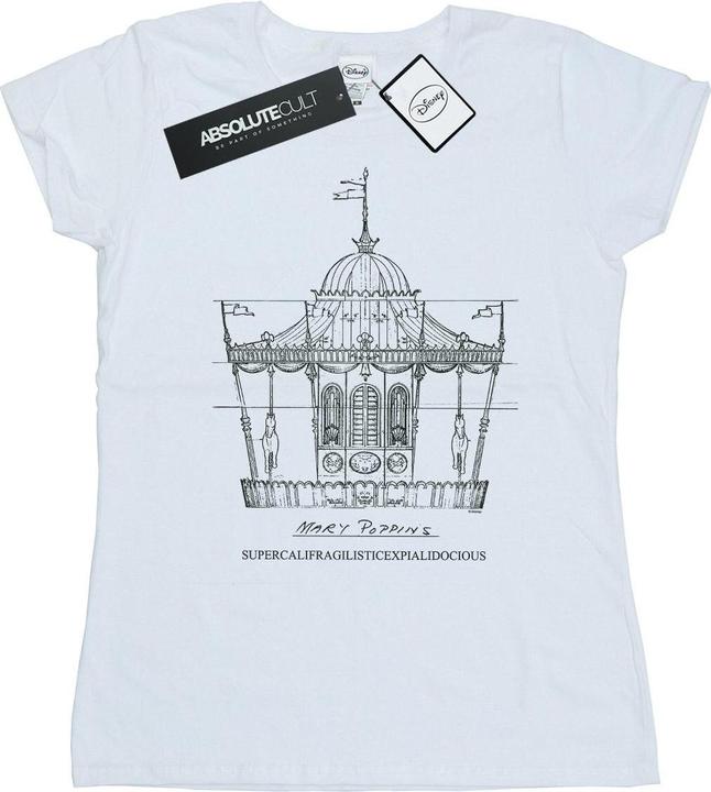 Produktbild Disney Mary Poppins Carousel Sketch TShirt (XL)