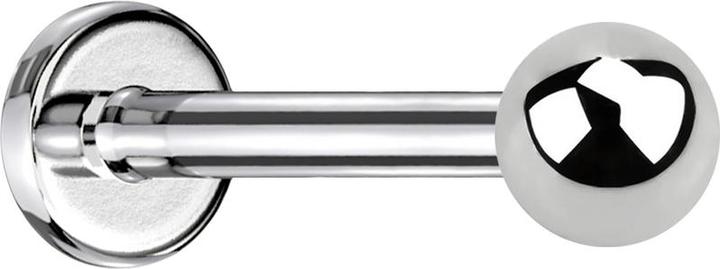 Immagine prodotto Star Piercing Labret silver con pallina (Acciaio chirurgico 316L, senza ottone)