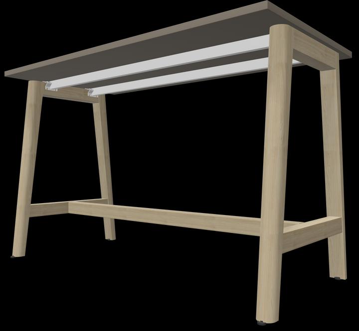 Produktbild Narbutas Nova Wood Hochtisch (140 x 70 x 90 cm)