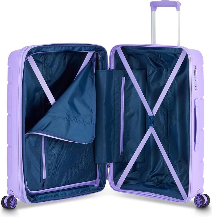Actual product image Modo by Roncato Starlight 3.0 4 Rollen Kofferset 2-teilig mit Dehnfalte (112 l, L (90 - 115l))