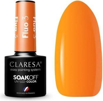 Claresa Fluo UV-Nagellack 5ml - 3er-Pack (Orange, UV-Gel Lack)