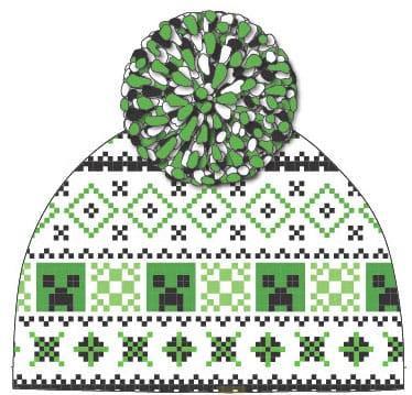 Actual product image Heroes Inc Minecraft Pom-Pom Beanie