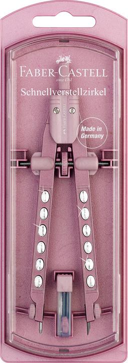 Actual product image Faber-Castell Quick adjustment compass FACTORY SPARKLE