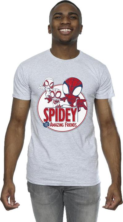 Image du produit - T-shirt SPIDEY AND HIS AMAZING FRIENDS CIRCLE - Homme (L)