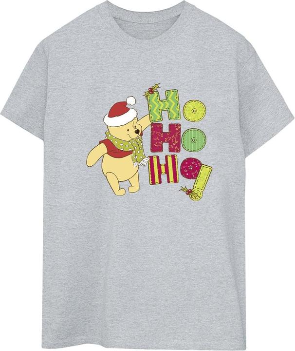 Image du produit Disney - T-shirt WINNIE THE POOH HO HO HO SCARF - Femme (XL)