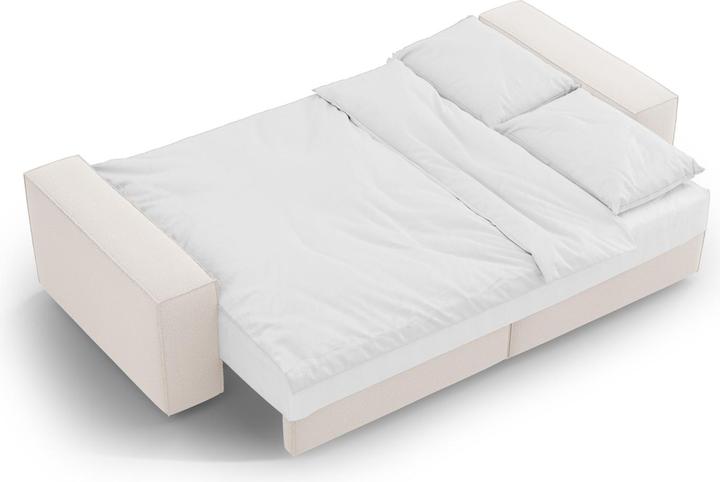 Actual product image Micadoni Sofa With Bed Function And Box, "Jodie", 3 Seats, 247x107x86 Made in Europe (2 person sofa, 3-seater, 4-seater)
