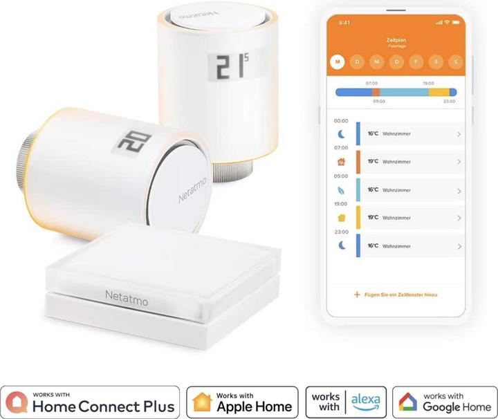 Actual product image Netatmo Wireless radiator thermostat set