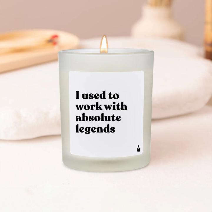 Immagine prodotto Chatty Candles Candela profumata Flowery Ho lavorato con delle leggende assolute