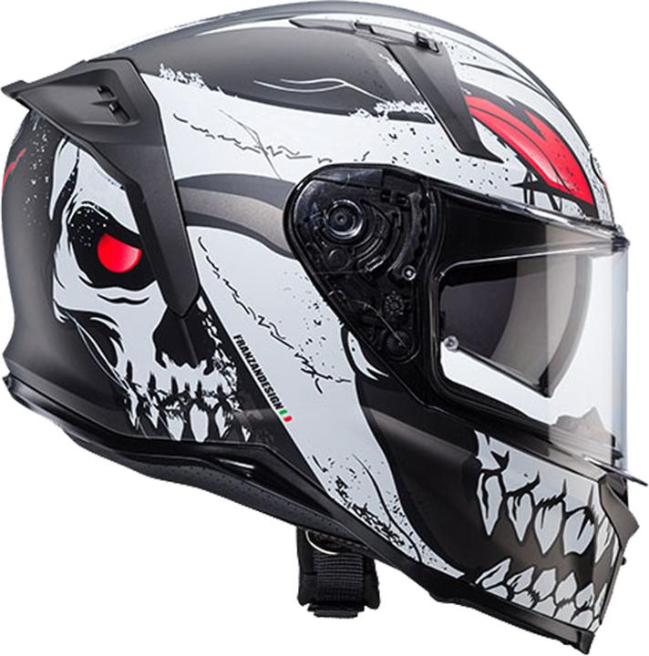 Image du produit Caberg Casque Intégral Avalon X Punk / Noir / Blanc / Rouge / Mat (S)