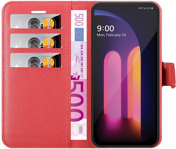Produktbild Cadorabo Book mit Standfunktion Cover (LG V60 ThinQ 5G)