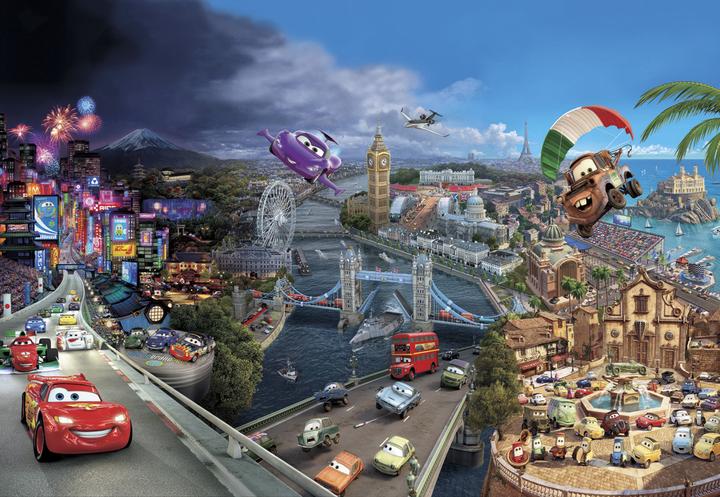 Actual product image Cars World (368 x 254 cm)