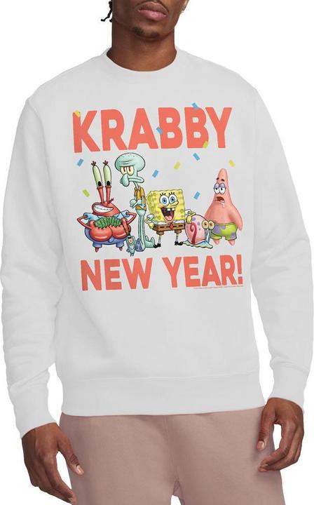 Produktbild Spongebob Squarepants Krabby New Year Sweatshirt (S)