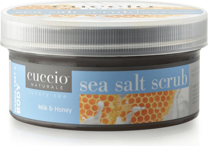 Cuccio Sea Salt Scrub For Body, Hands & Feet - Milk & Honey
