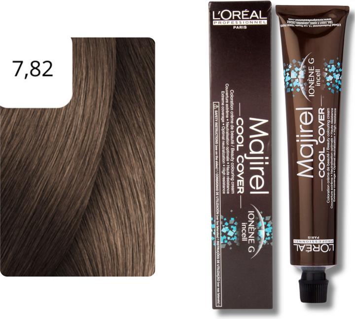 Produktbild L'Oréal Professionnel Majirel Cool Cover (Blond, 7.82 Mittelblond Tiefes Asch)