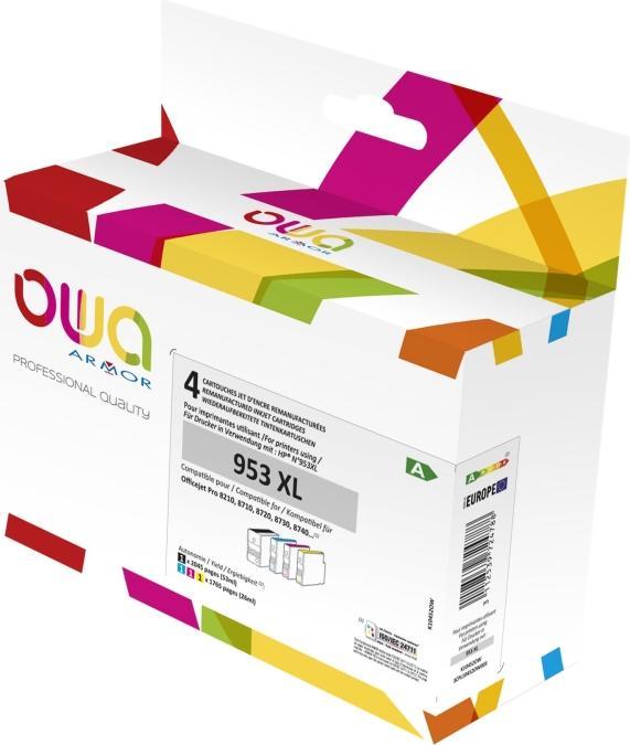 Image du produit Armor OWA K10452OW - Compatible - noir - cyan - magenta - jaune - HP - Multipack - HP 95 (M, CF, C, Y)