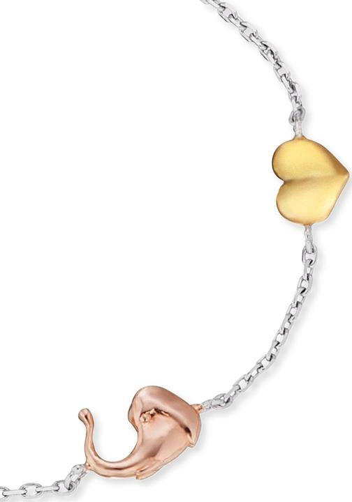 Produktbild Engelsrufer Armband Lebensbaum Tricolor (18 cm, 925er Silber rhodiniert)