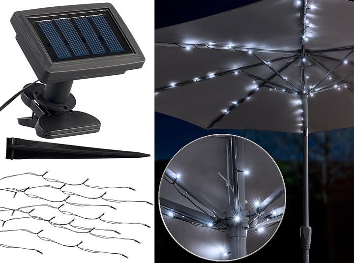 Immagine prodotto Luminea Catena luminosa solare a LED per ombrelloni (1.50 m)