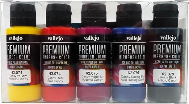 Image du produit AirbrushKing Premium Airbrush Colors - Vallejo - Kit de bonbons