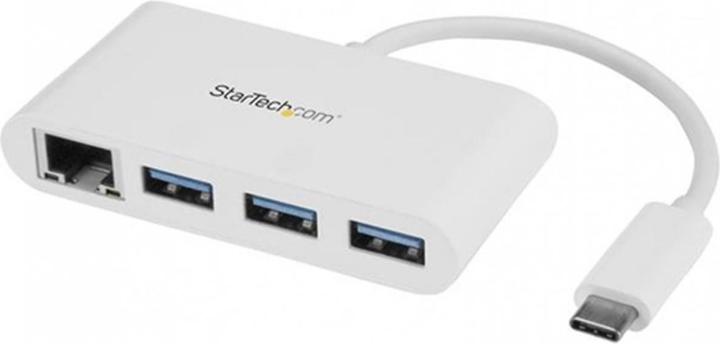 Produktbild StarTech 3PT USB 3.0 HUB + GBE - USB-C (USB-C, 3 Ports)