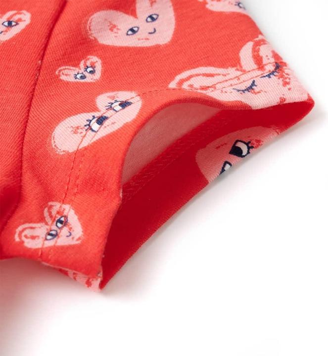 Immagine prodotto VidaXL Tutina per bambini rosso 128,Materiale: 95 % cotone. 5 (128)