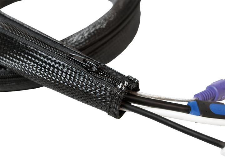 Productafbeelding LogiLink Kabelbescherming met rits (Kabeldoorvoer, 100 cm)