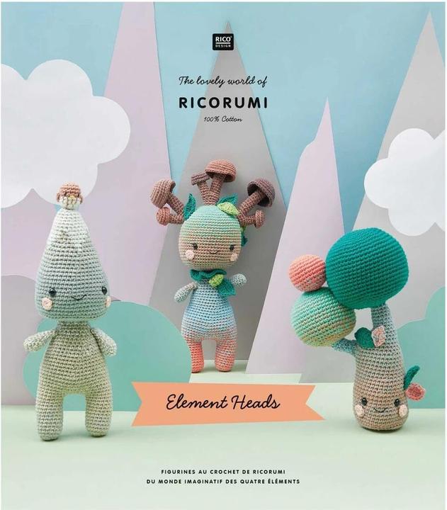 Immagine prodotto Rico Design Manuale Ricorumi Element Heads 36 pagine