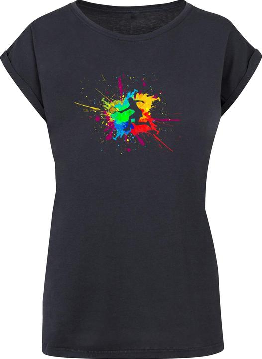 Image du produit Merchcode Tee-shirt Femme Couleur Splash Player à Épaules Étendues - 116313 (XXL)