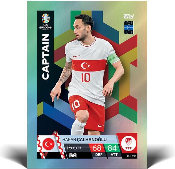 Immagine prodotto Topps Display Euro 2024 (Tedesco, Inglese, Francese, Italiano, Svizzero-tedesco, Display del booster)