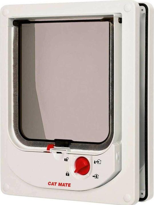 Actual product image Cat Mate 4-way locking cat flap, electromagnetic, white (Magnetic cat flap)