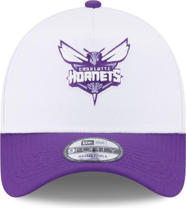 Produktbild New Era 9Forty A-Frame Snapback Cap - Charlotte Hornets Weiss