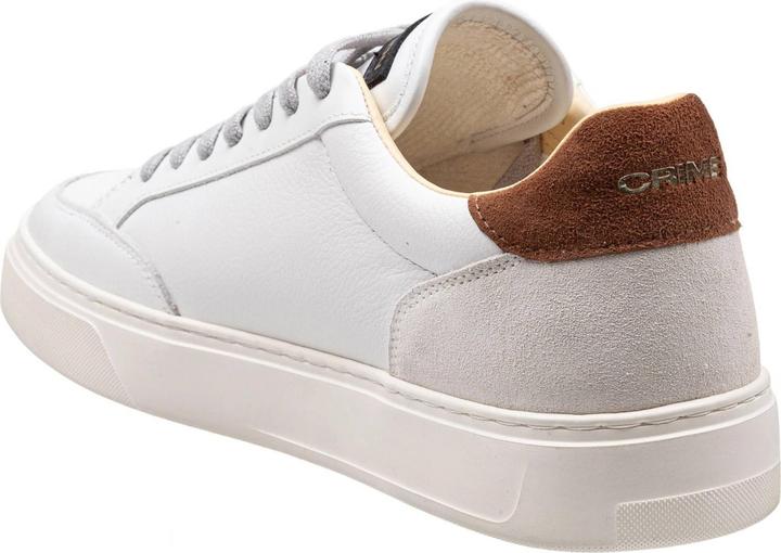 Produktbild Crime London Crime leather sneakers white and tan color (45)