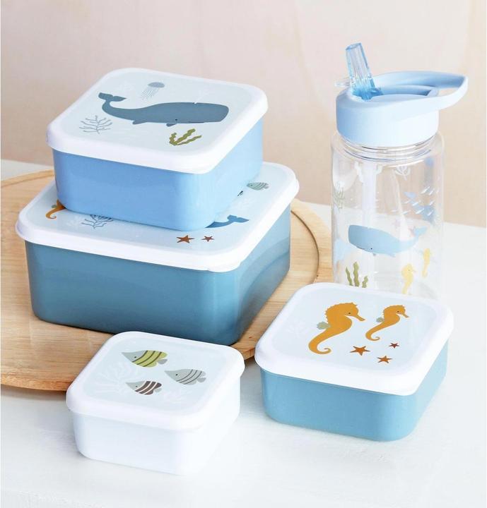 Image du produit A Little Lovely Company ALLC Lunch & Boîte à goûter Océan SBSEOC39