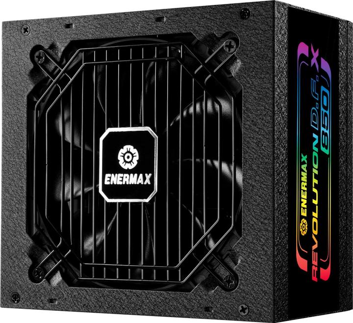Actual product image Enermax Revolution D.F. X ARGB ATX3.0 PCI-e 5.0 PC Power Supply 850W 80Plus Gold Full Modular 2X 12VHPWR (850 W)
