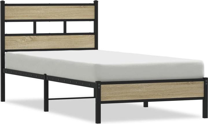 Produktbild VidaXL Bettgestell Bett Einzelbett ohne Matratze 90x190 cm Holzwerkstoff (90 x 190 cm)
