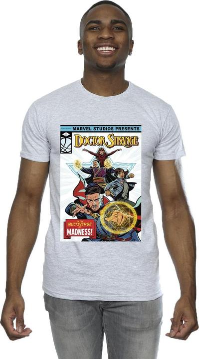 Actual product image Mens Doctor Strange Comic Cover T-Shirt (XXL)