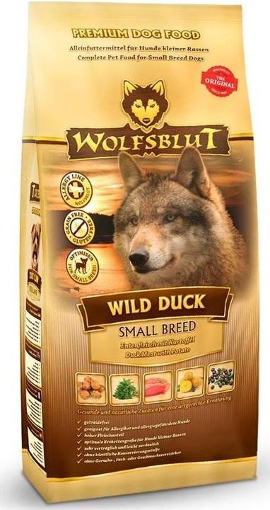 Produktbild Wolfsblut Wild Duck Small Breed (Adult, 1 Stk., 2000 g)