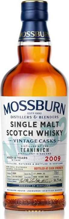 Actual product image Teaninich 2009 13 Year Old Mossburn Vintage Cask No. 32 (Scotch whisky)