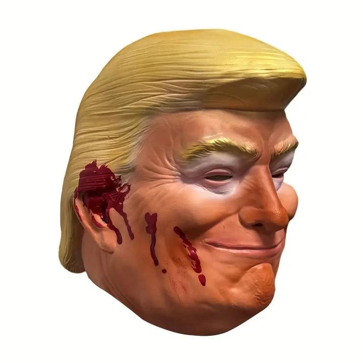 Actual product image Fasnacht Donald Trump gunshot wound to the ear