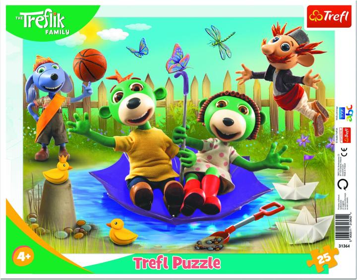 Image du produit Trefl Le puzzle à cadre pour les petits est composé de 25 puzzles et d'un bloc à cadre, qui est (15 pièces)