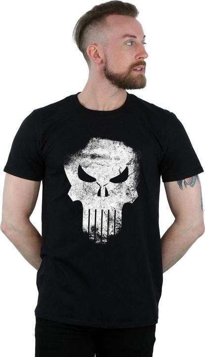 Immagine prodotto The Punisher Distrressed Skull Maglietta Uomo (XL)