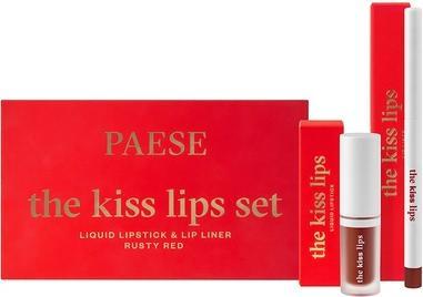Paese Paeseset The Kiss Lips Lipstick 04 Rusty Red - 34ml (04 Rusty Red)