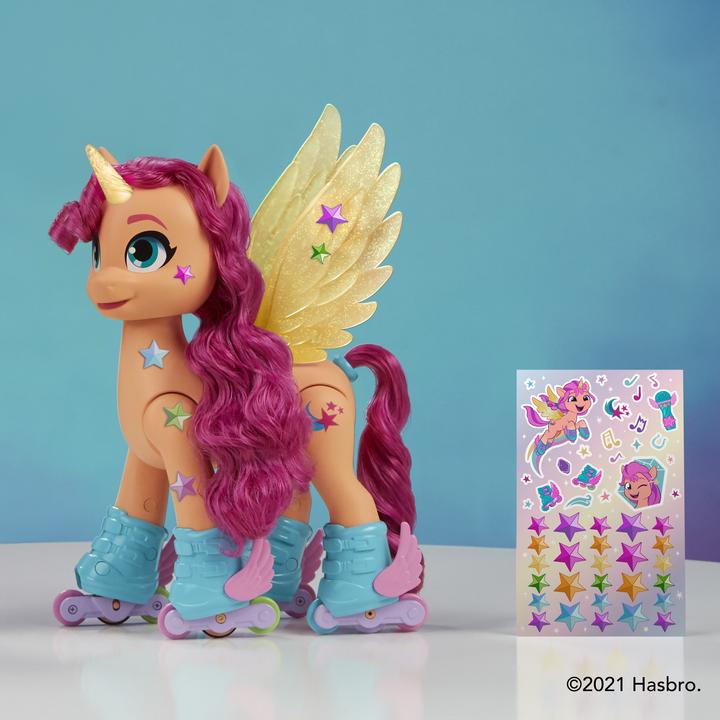 Produktbild Hasbro Little Pony Film Zingende en Skatende Sunny - Franstalig Speelfiguur (22.50 cm)